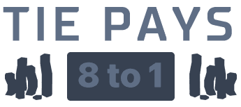 Tie Pays 8 to 1